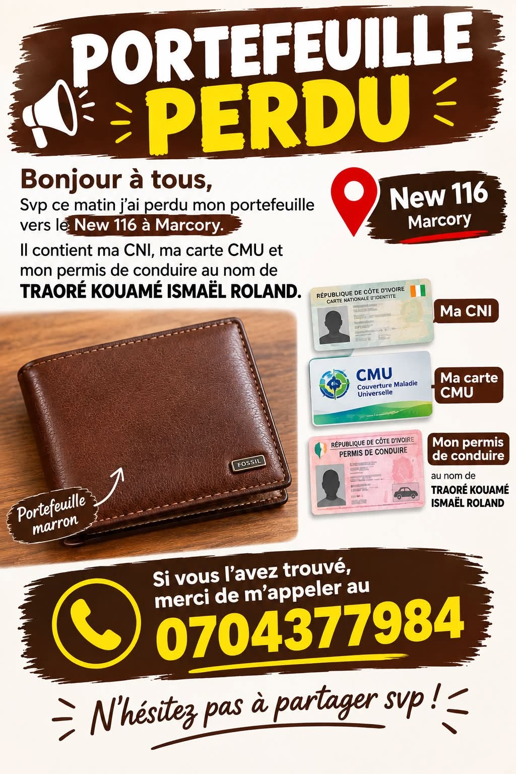 Lost Wallet in Abidjan