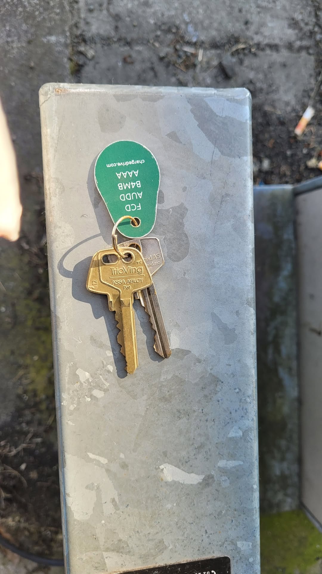 Found keys