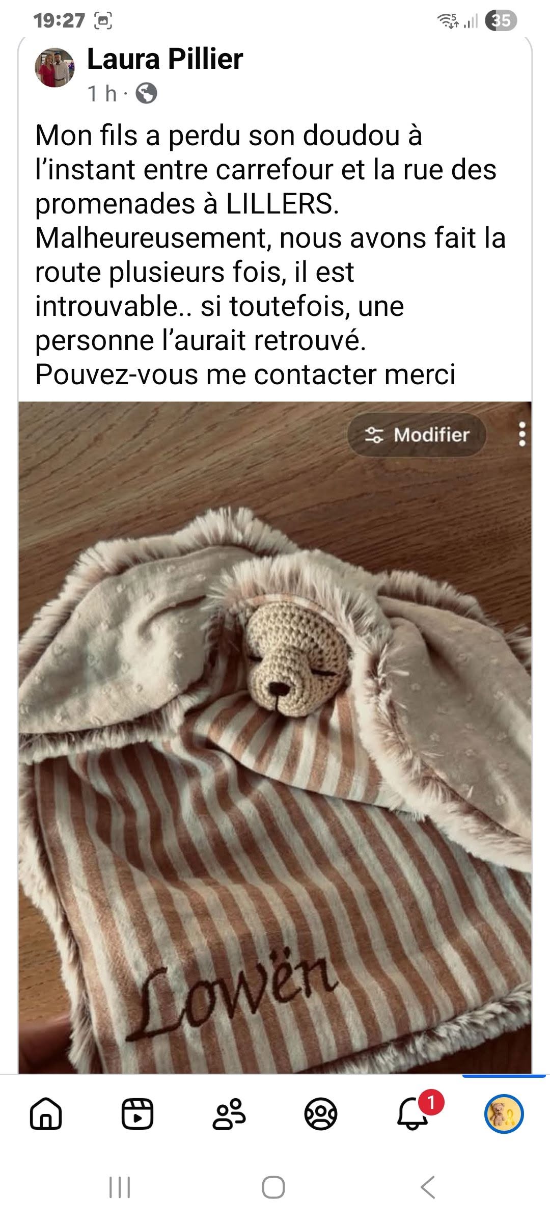 Lost Toy in Lillers