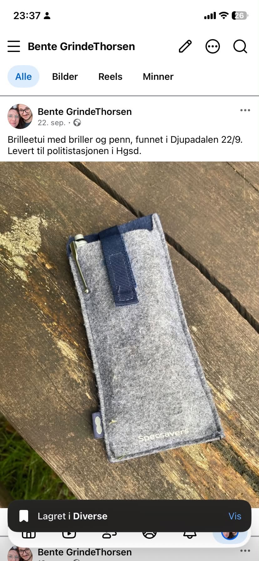 Found glasses