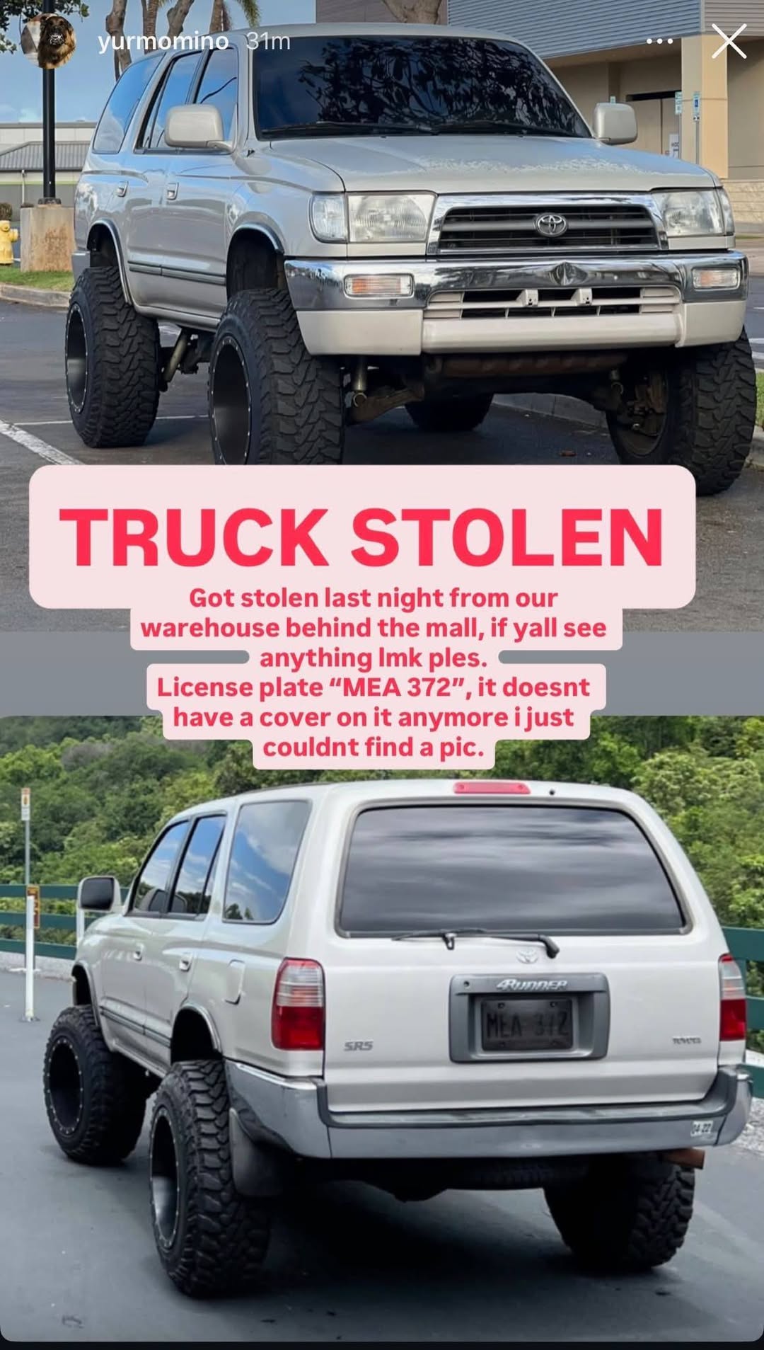 Lost Car in Maui