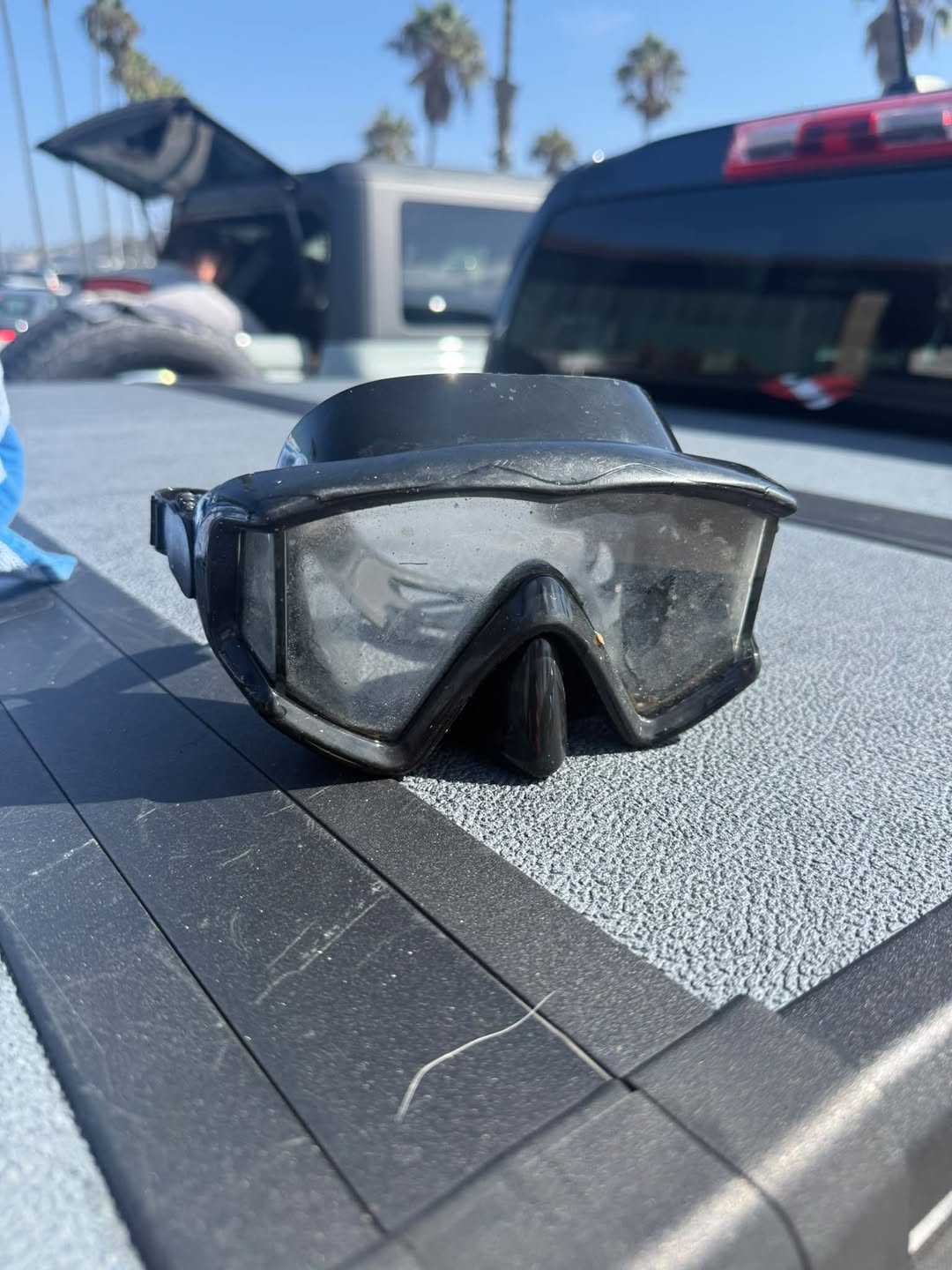 Found diving mask