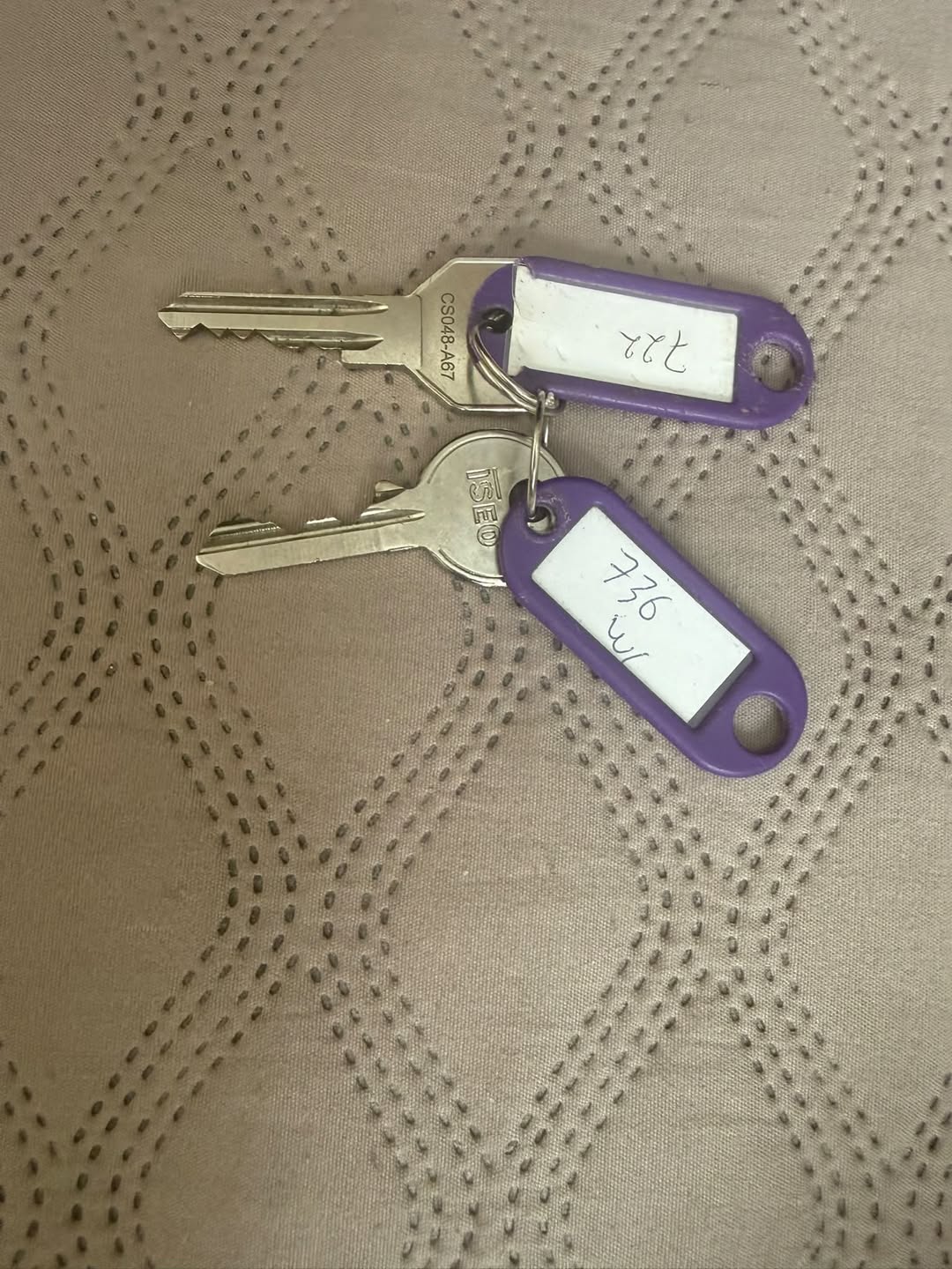 Found keys