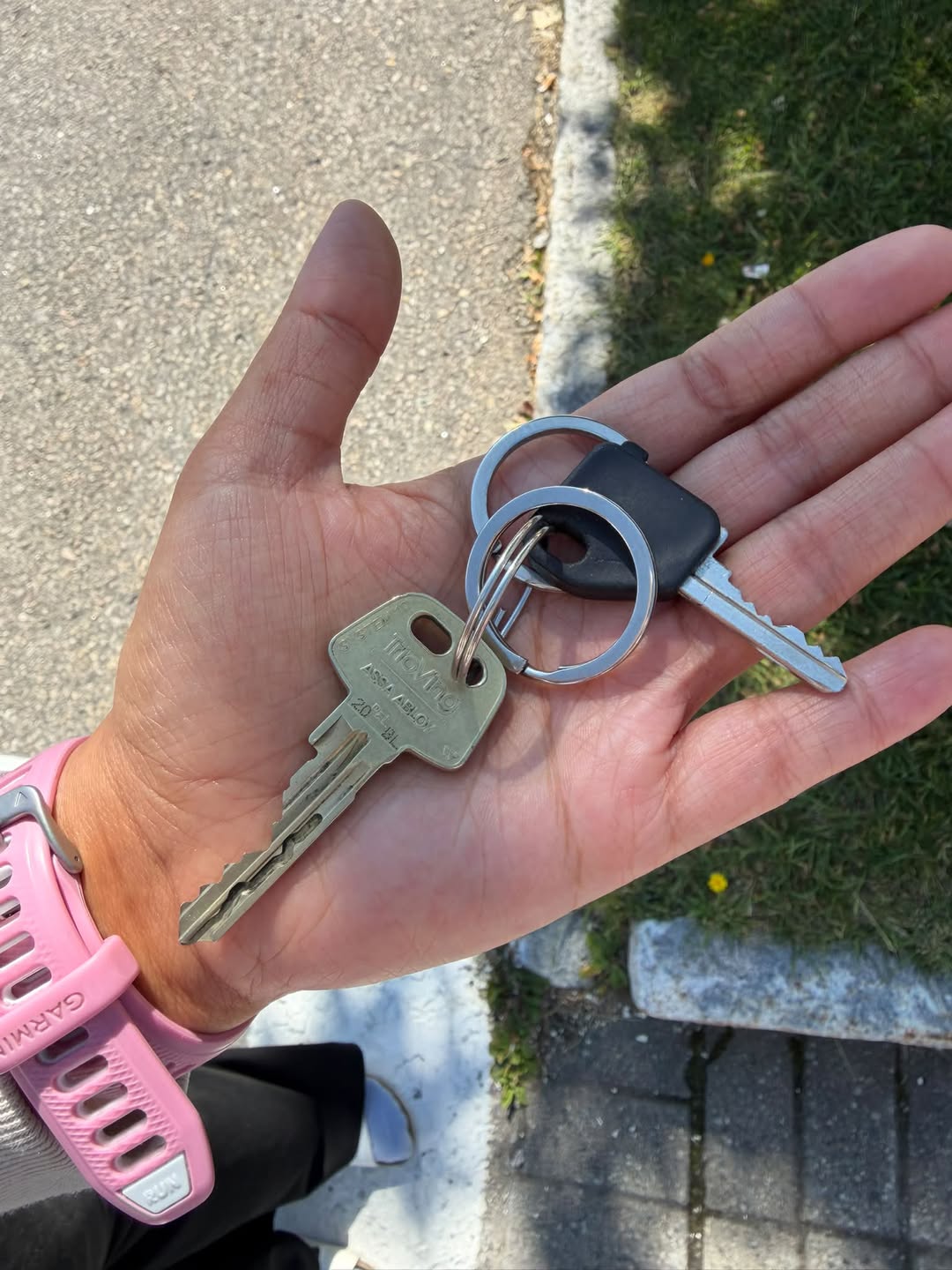 Found keys