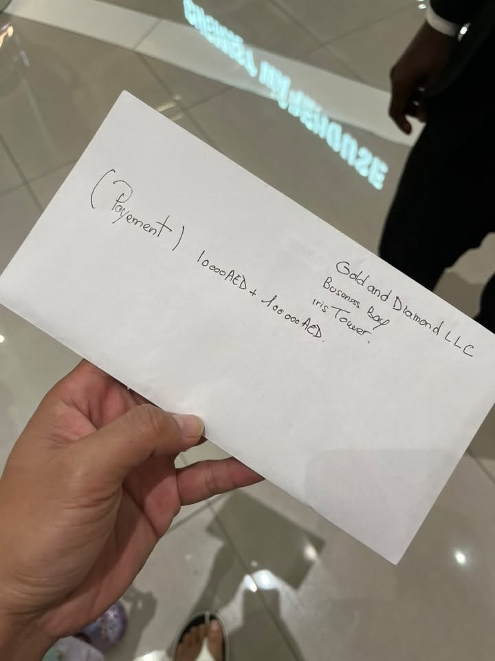 Found Envelope in Dubai