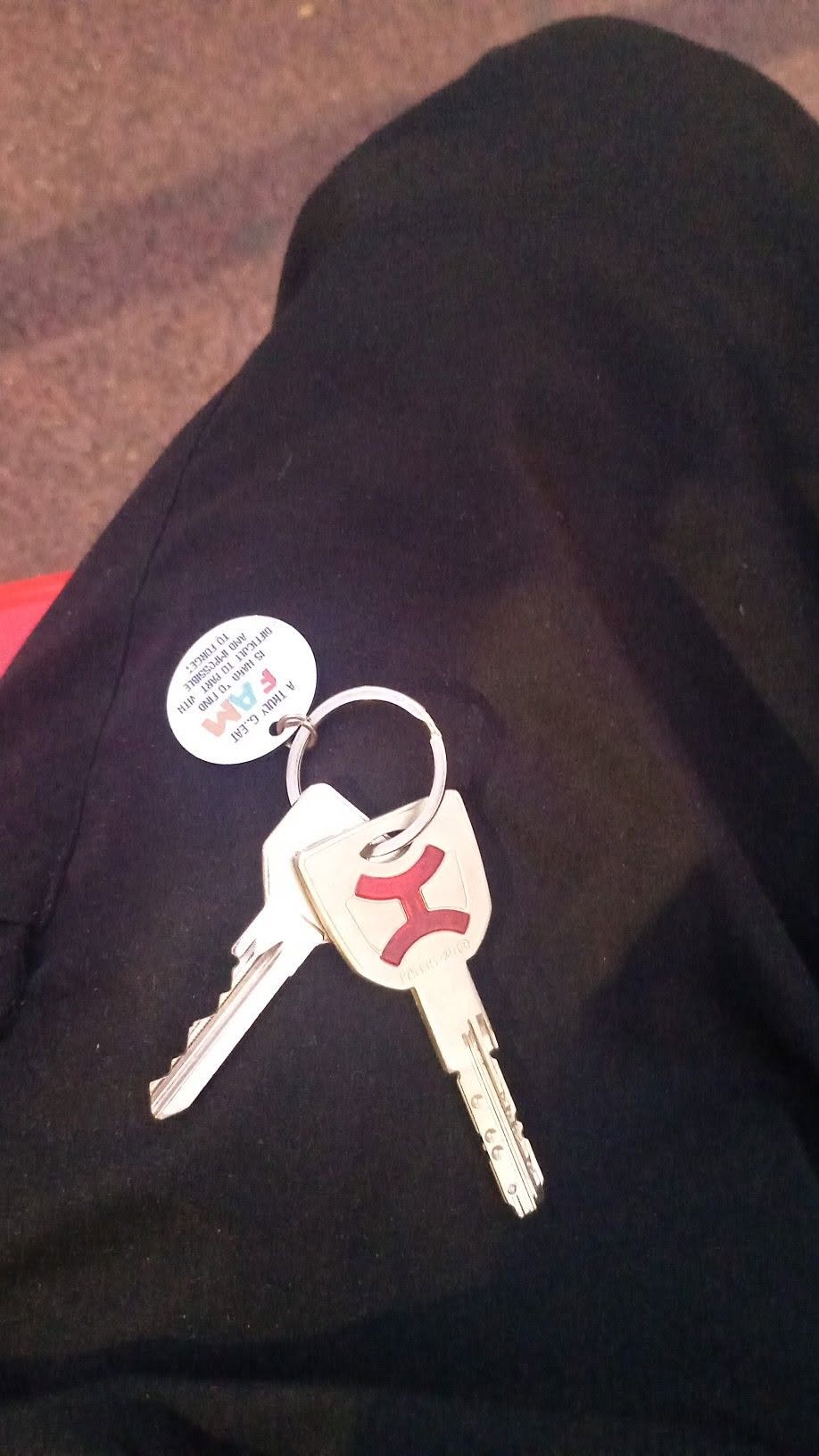Found keys