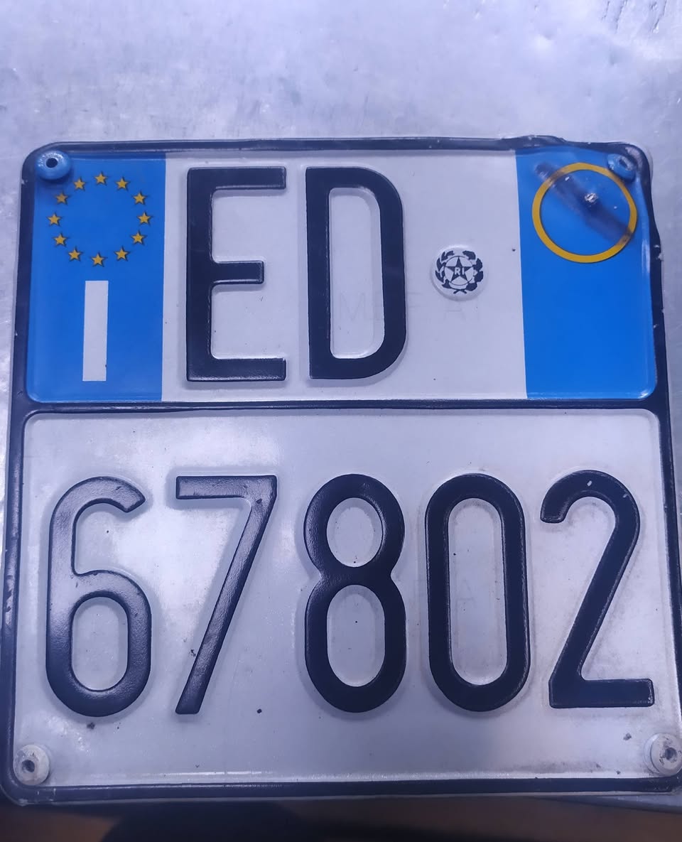 Found license plate