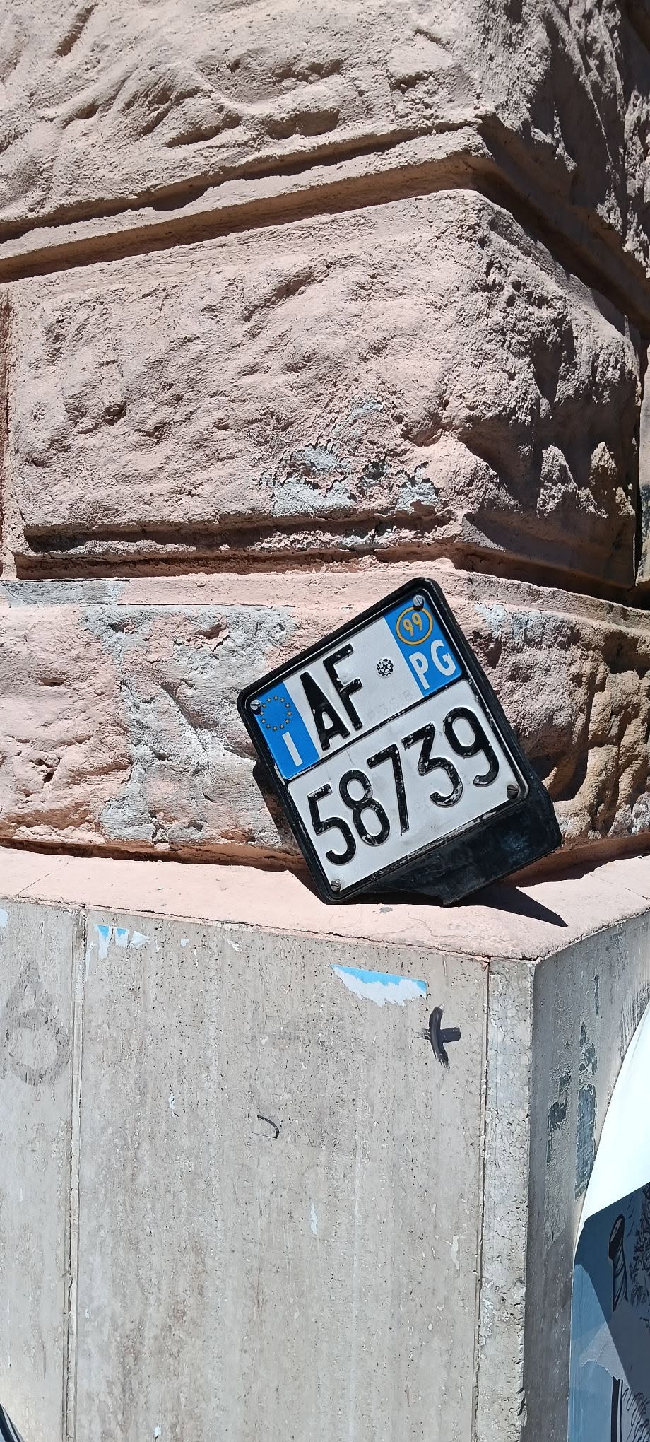 Found license plate