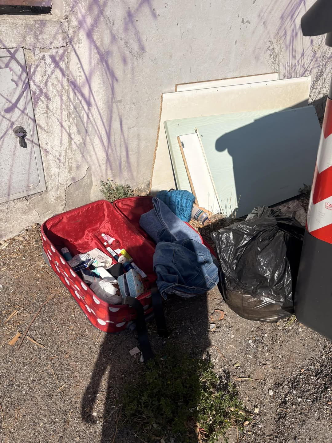 Found suitcase