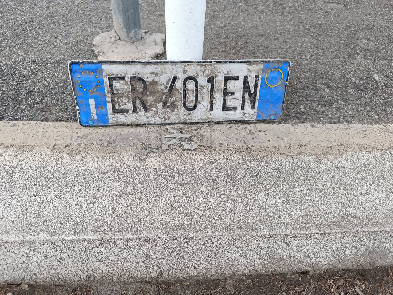 Found license plate