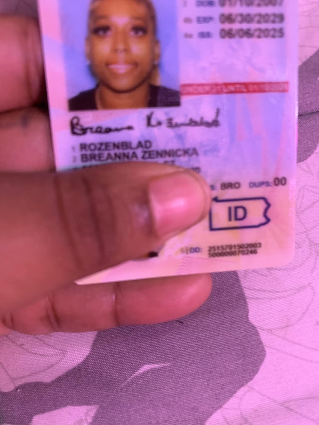 Found ID