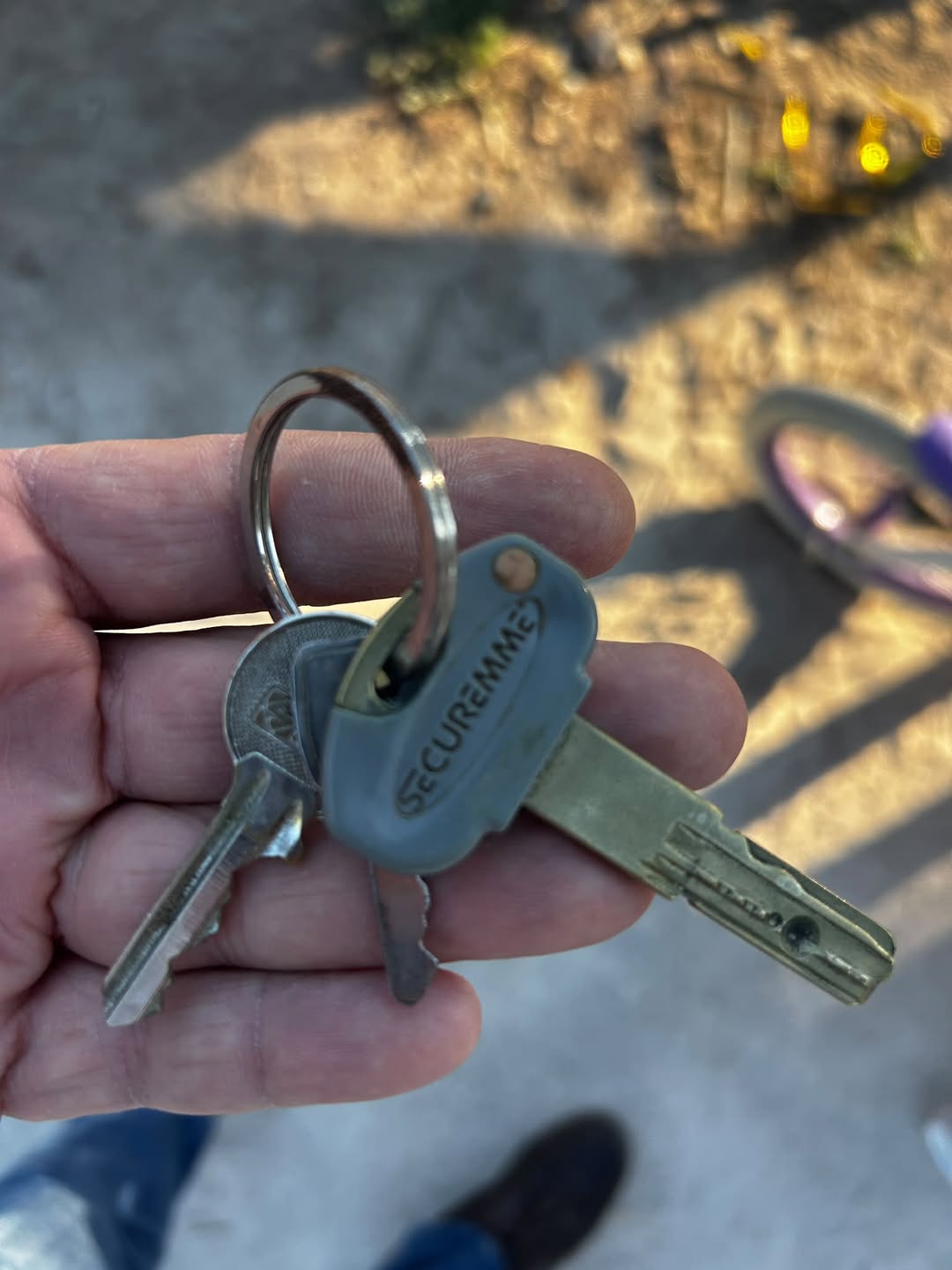 Found keys