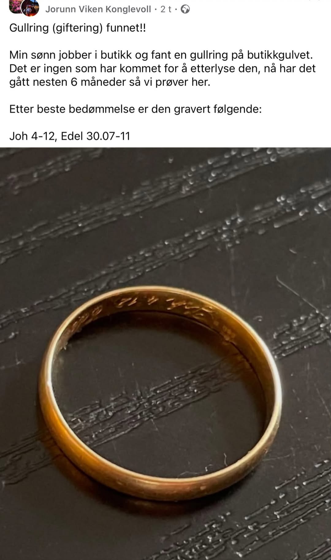 Found ring
