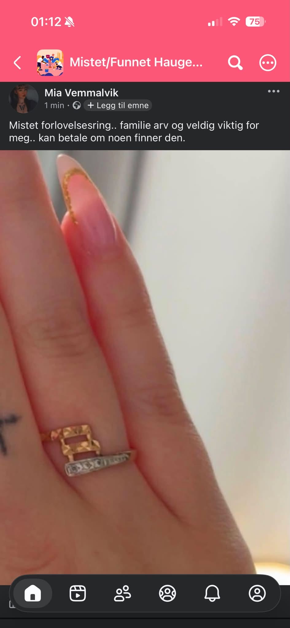 Lost Ring in Bergen