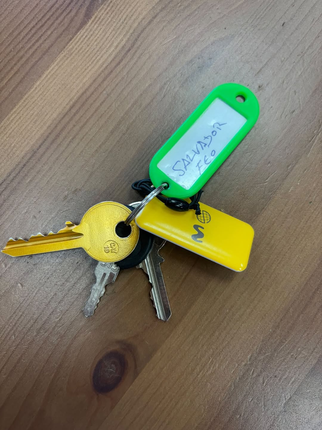 Found keys