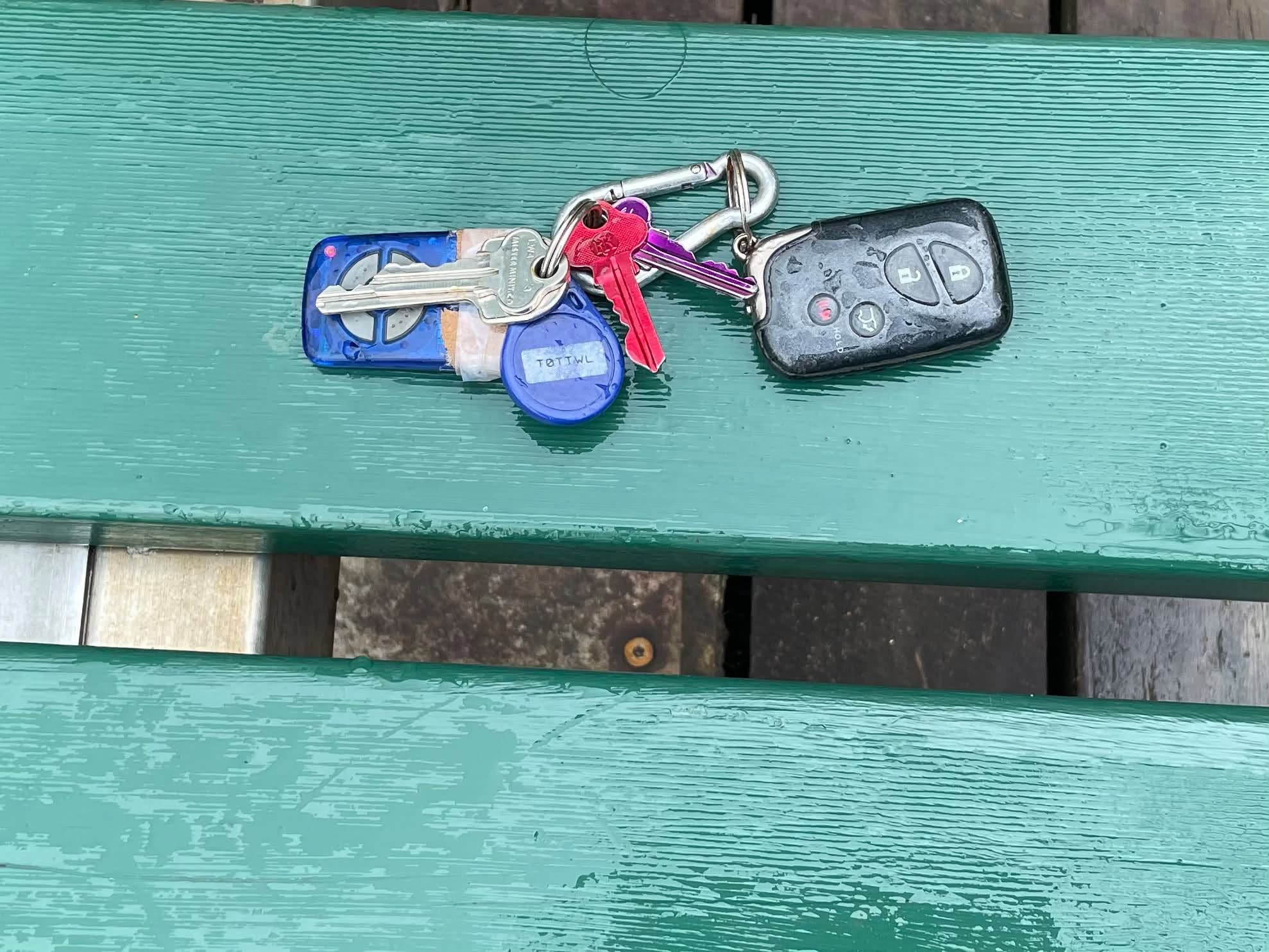 Found keys