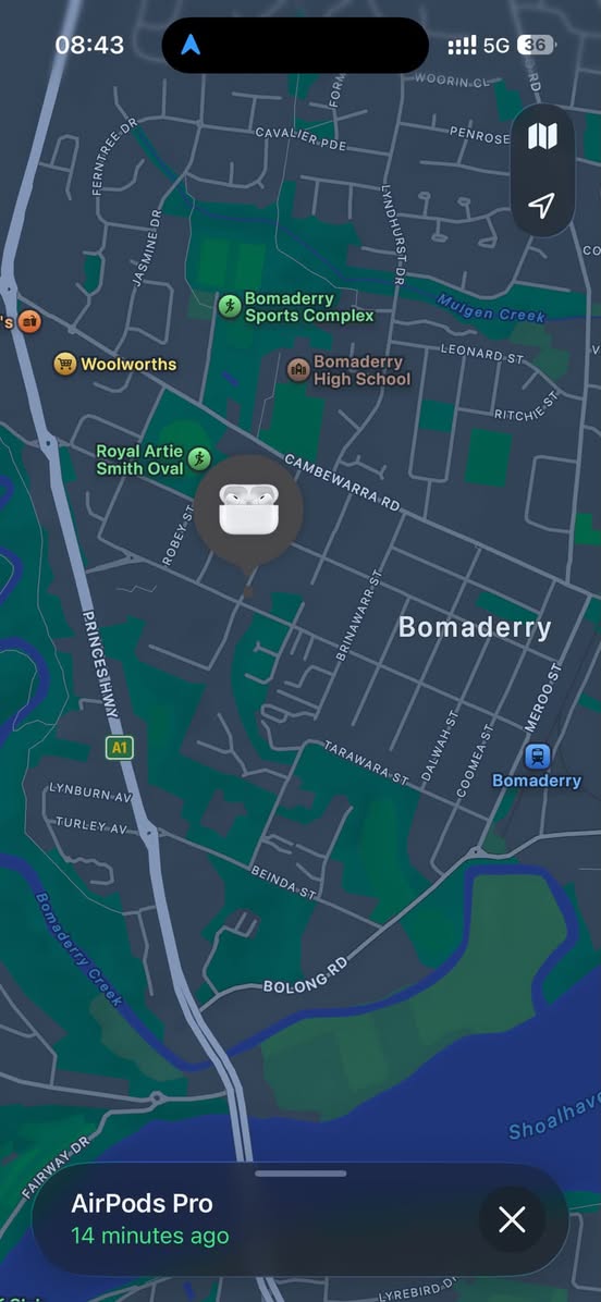 Lost Airpods in South Nowra