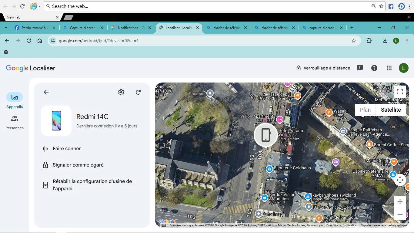 Lost Phone in Geneva