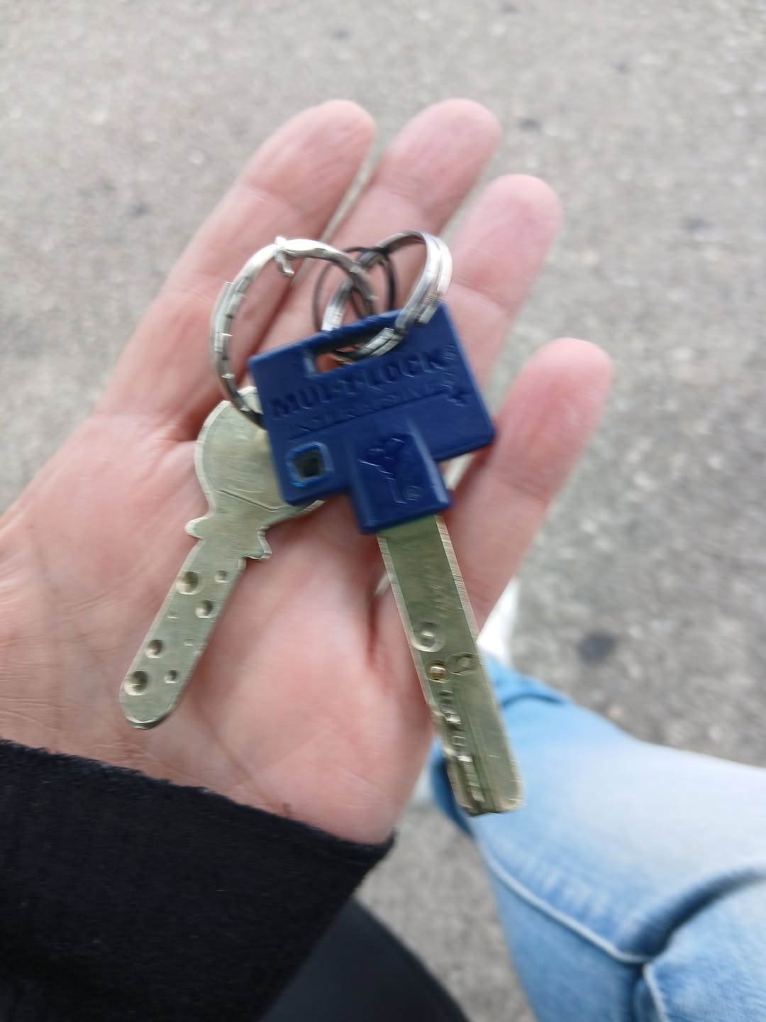 Found keys
