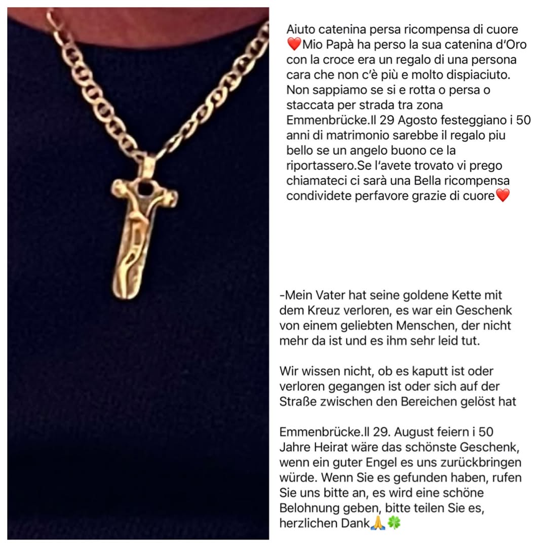 Lost Necklace in EmmenbrüCke