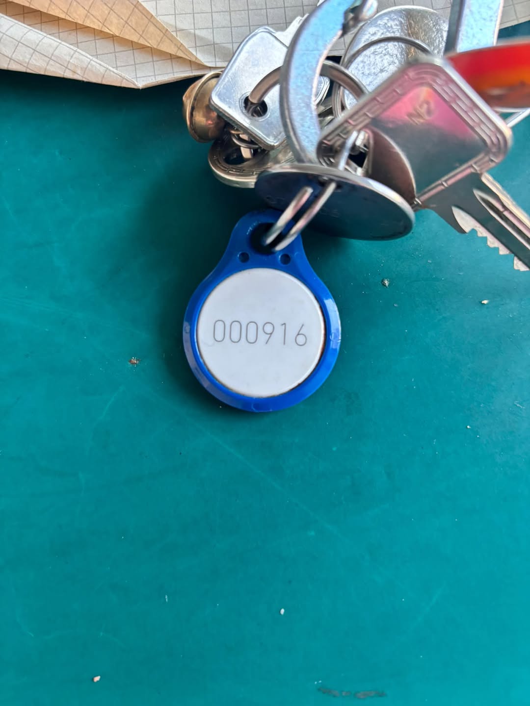 Found keys