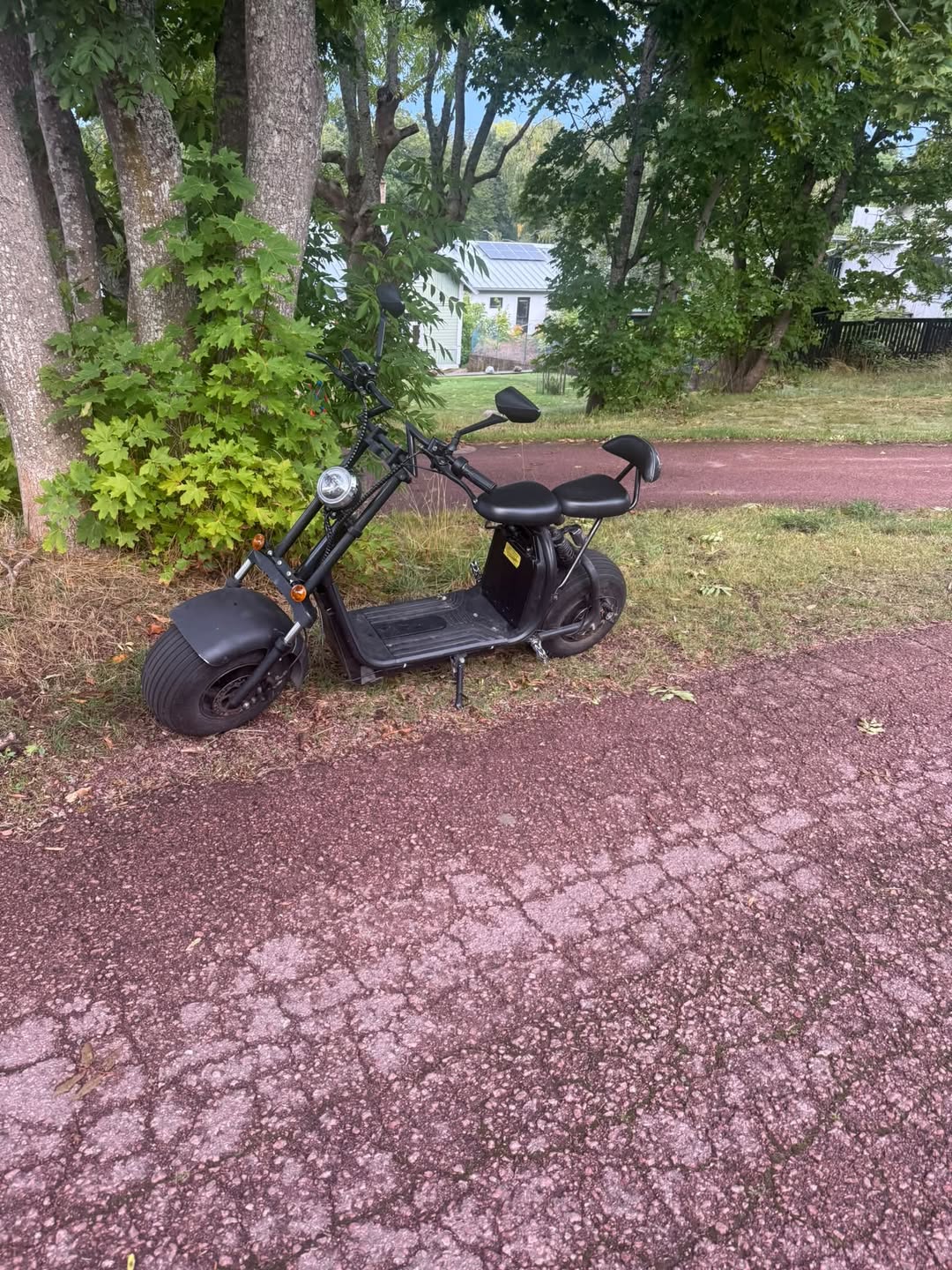 Found electric scooter