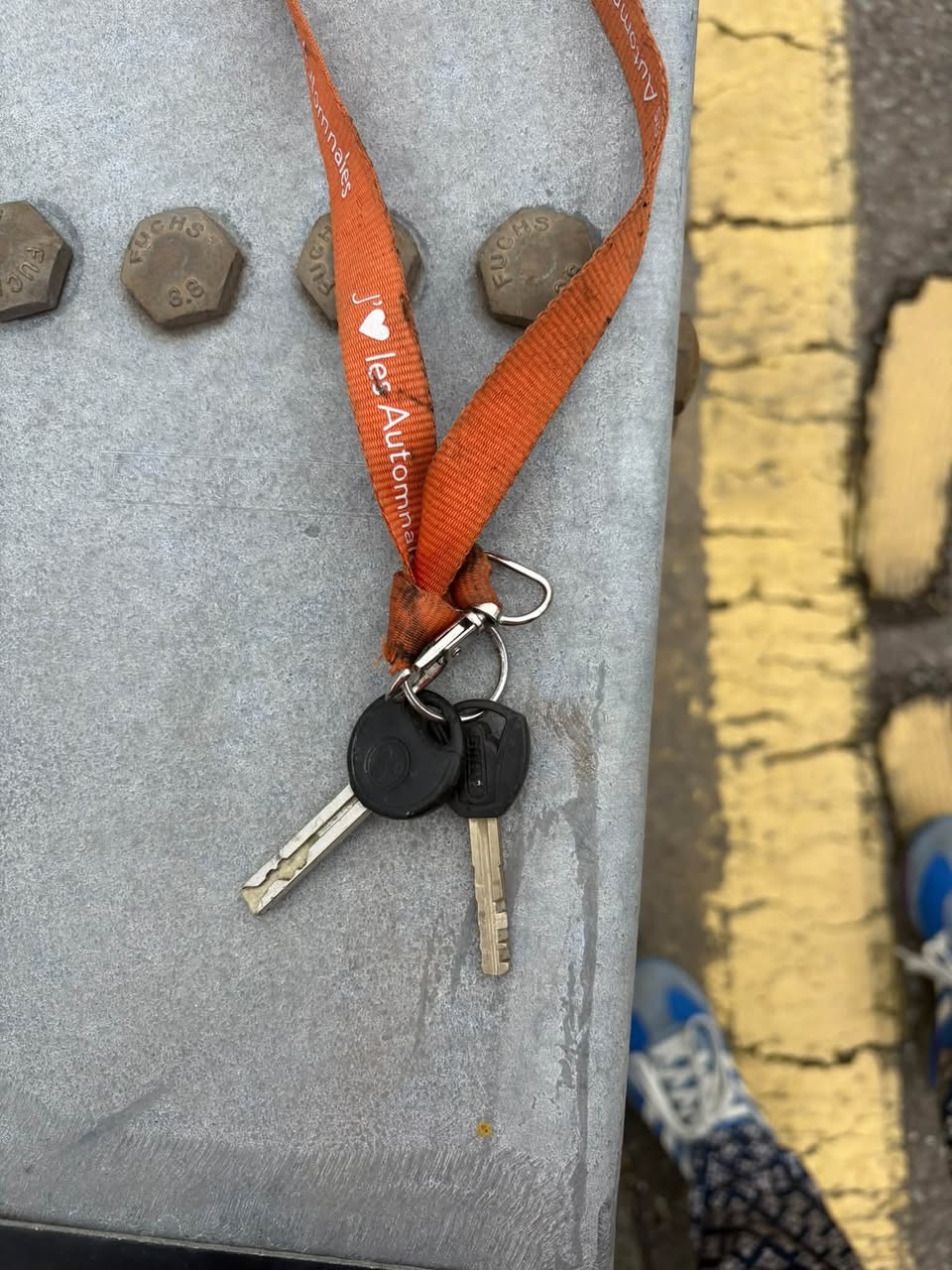 Found keys