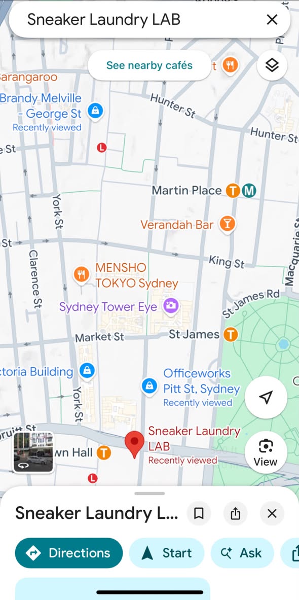 Lost Clothing in Sydney