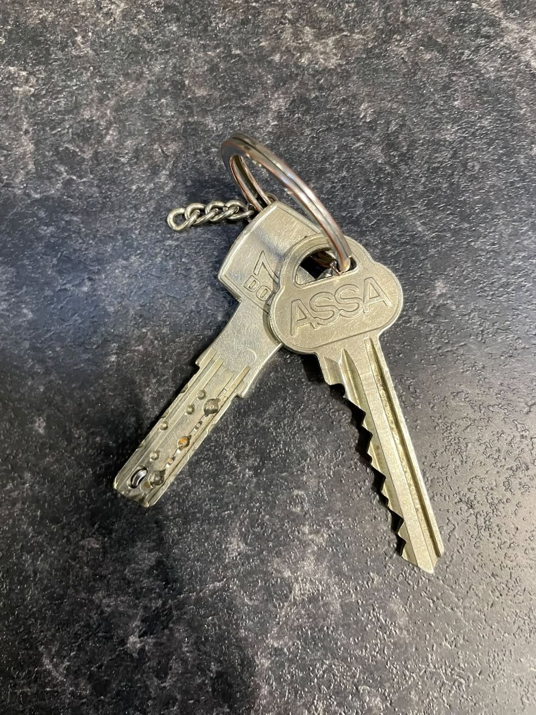 Found keys