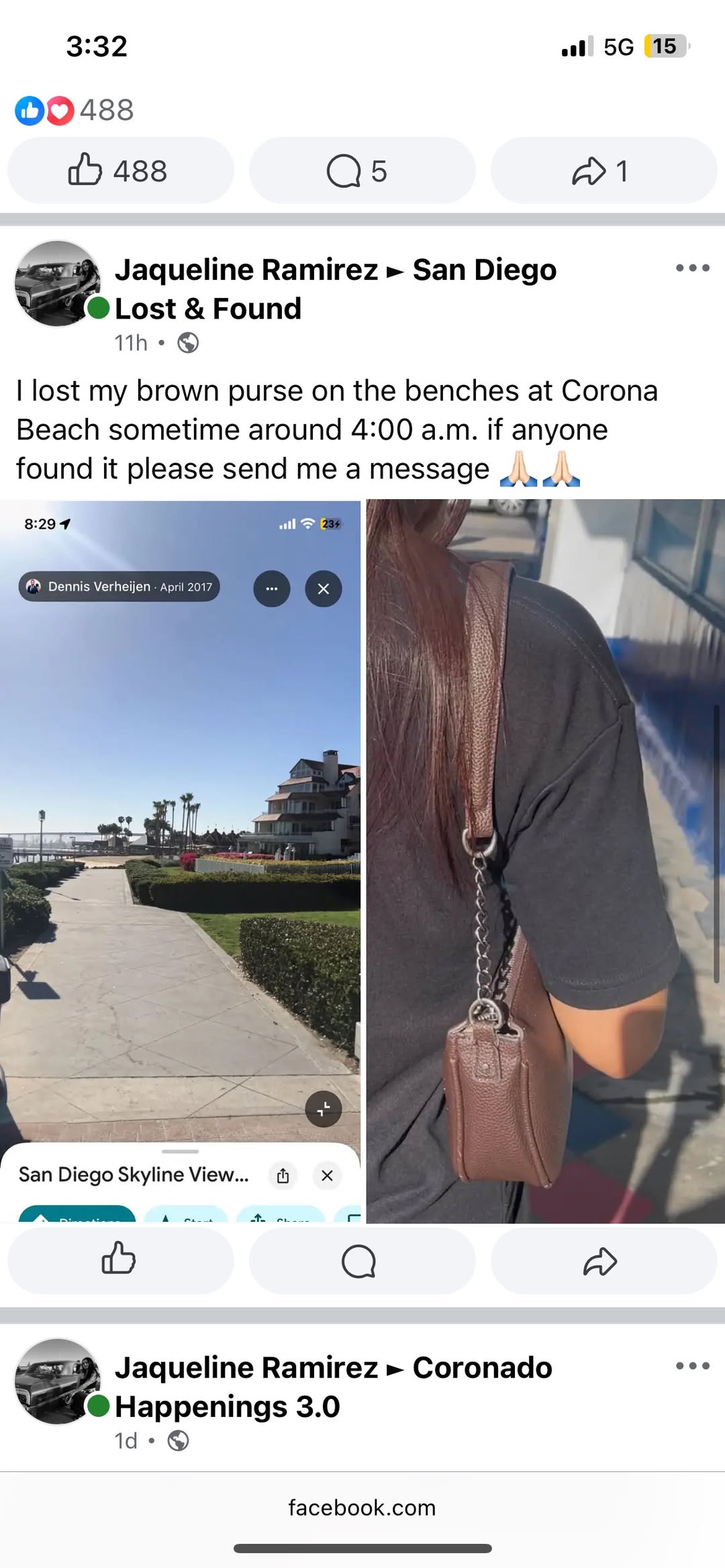 Lost Bag in Corona Beach