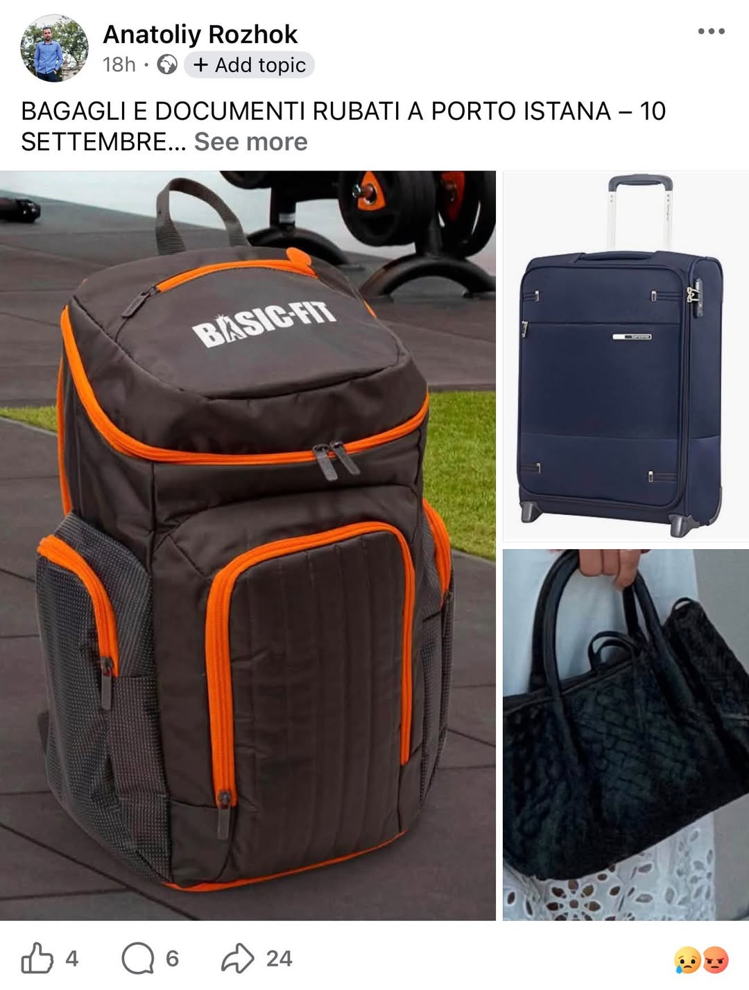 Lost Bag in Olbia