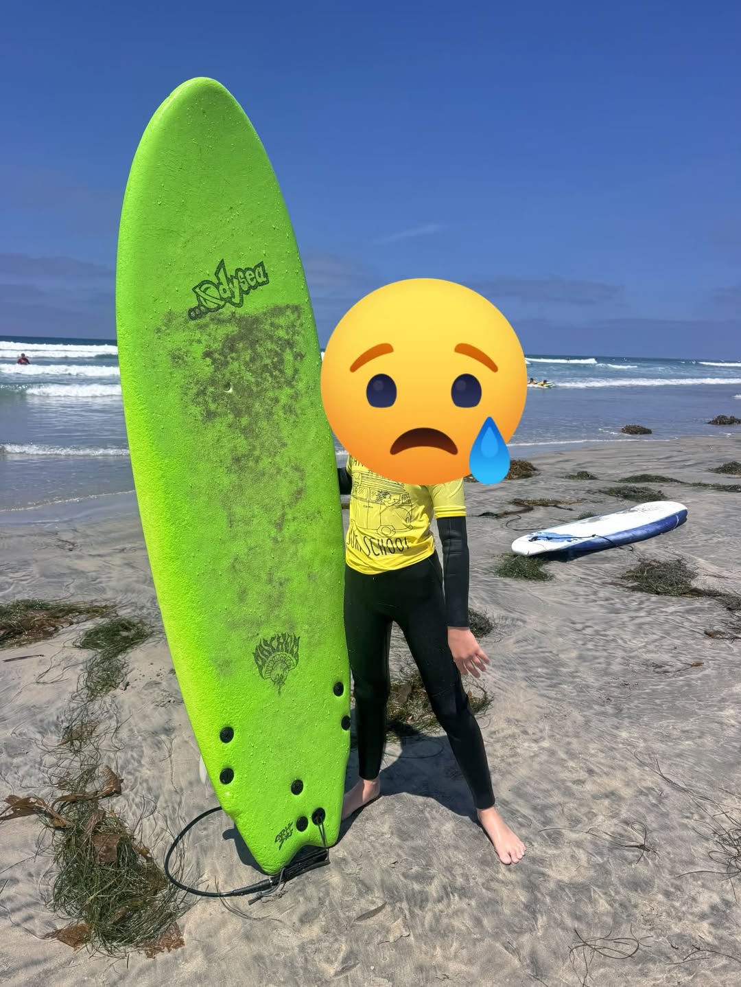 Lost Surfboard in San Diego