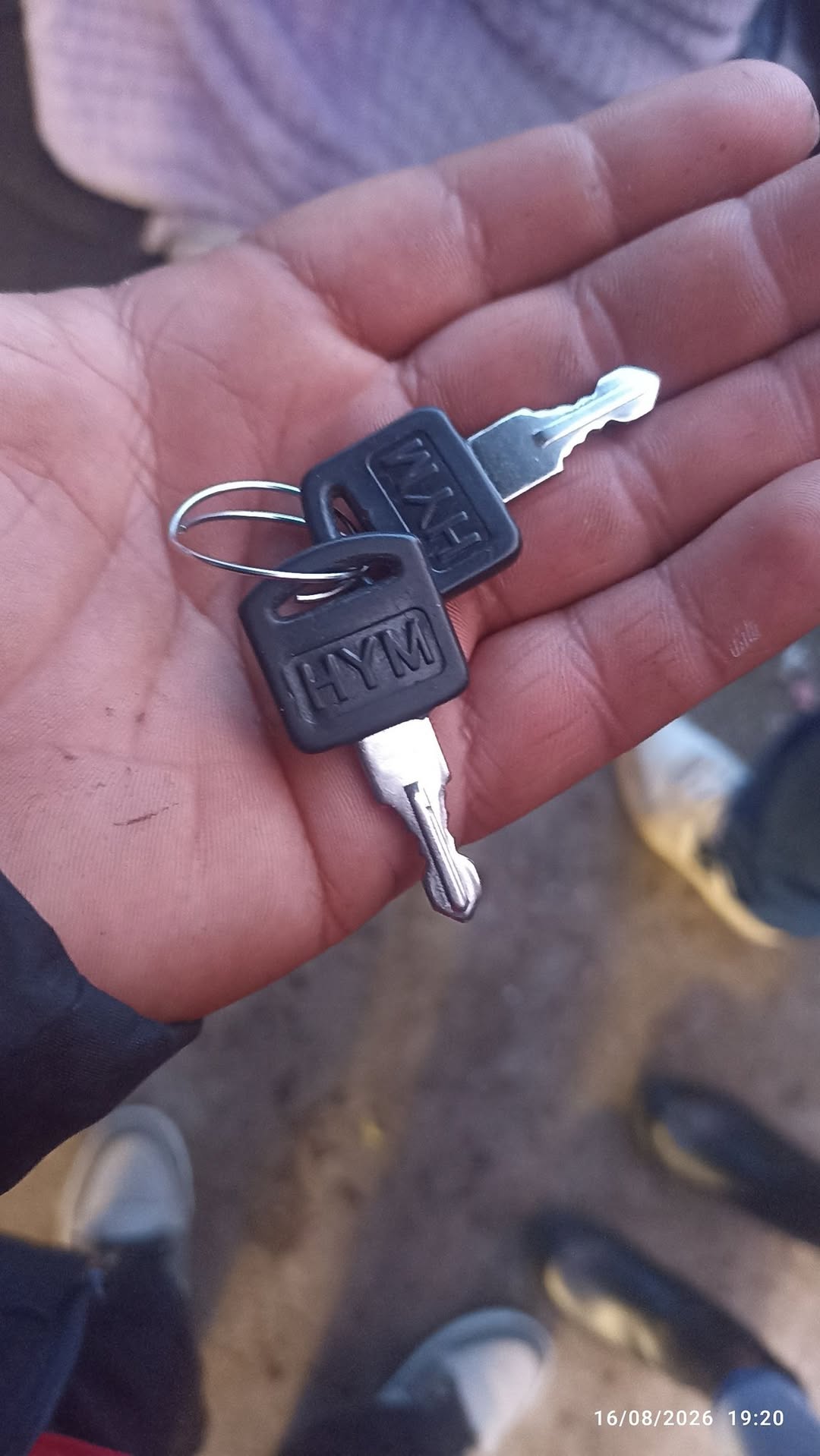 Found keys