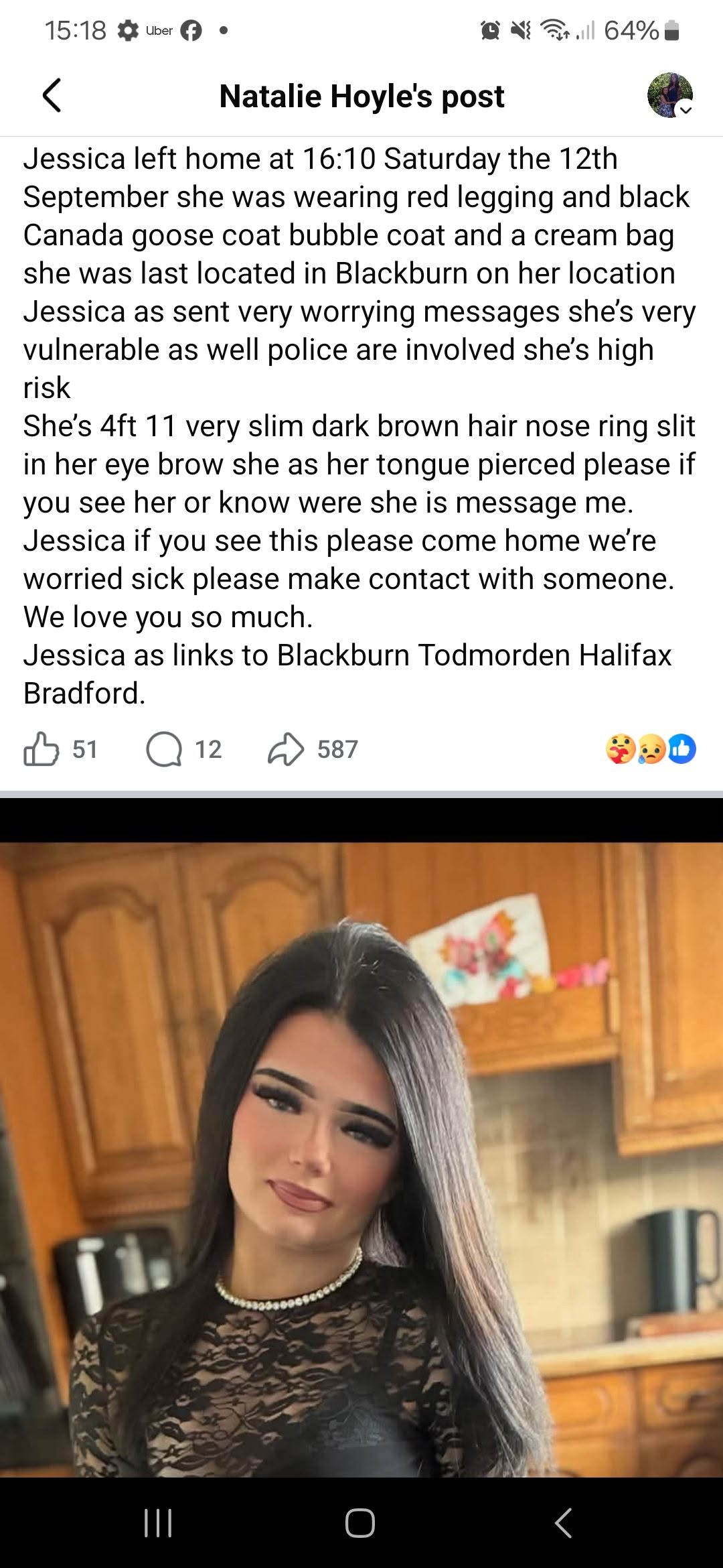 Lost Person in Todmorden