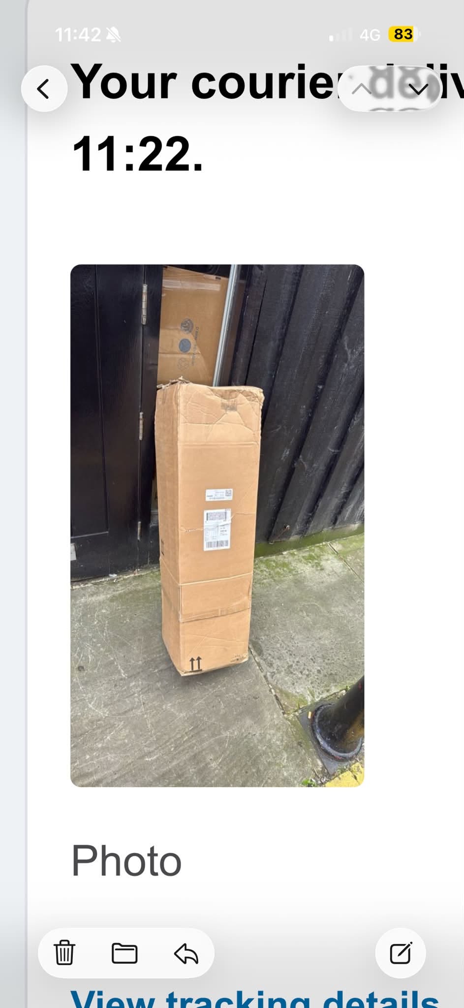 Lost Package in Leeds
