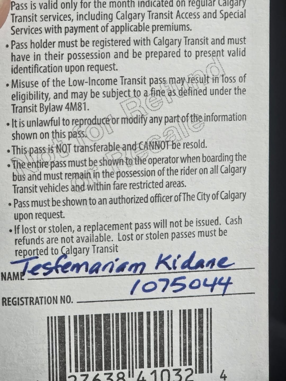 Found ID