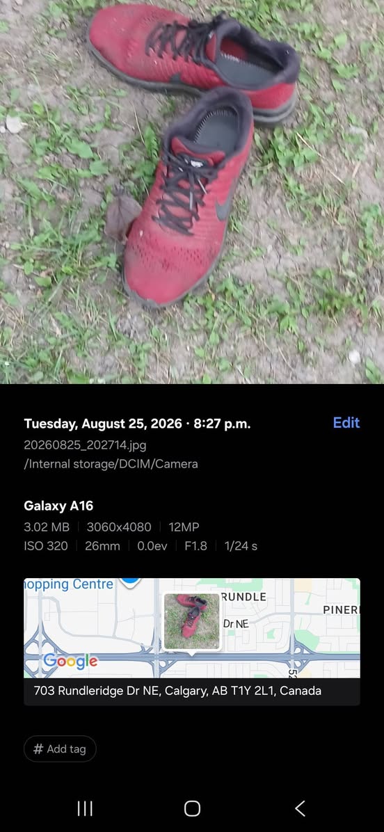 Found shoes
