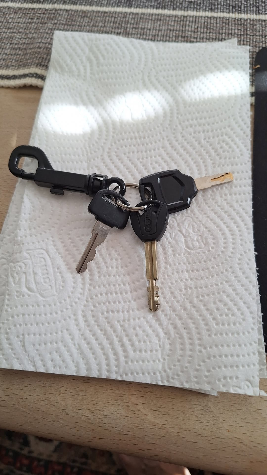 Found keys