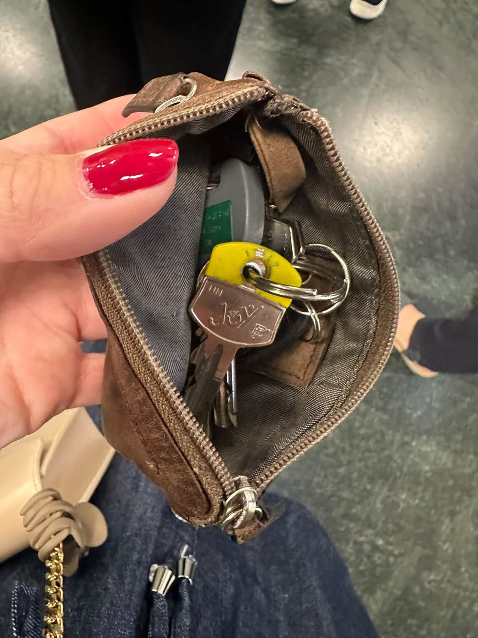 Found keys