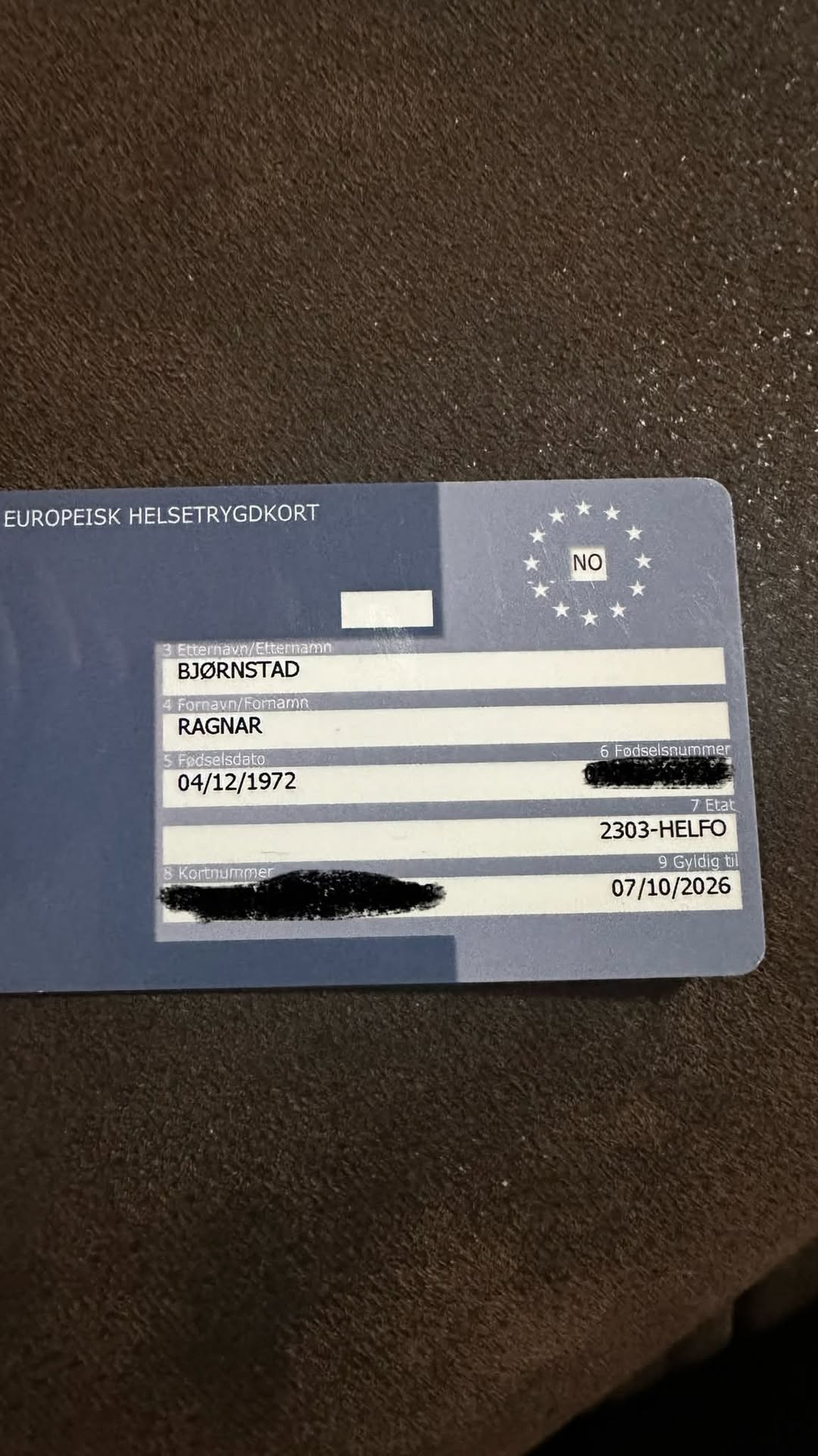 Found ID in Halden