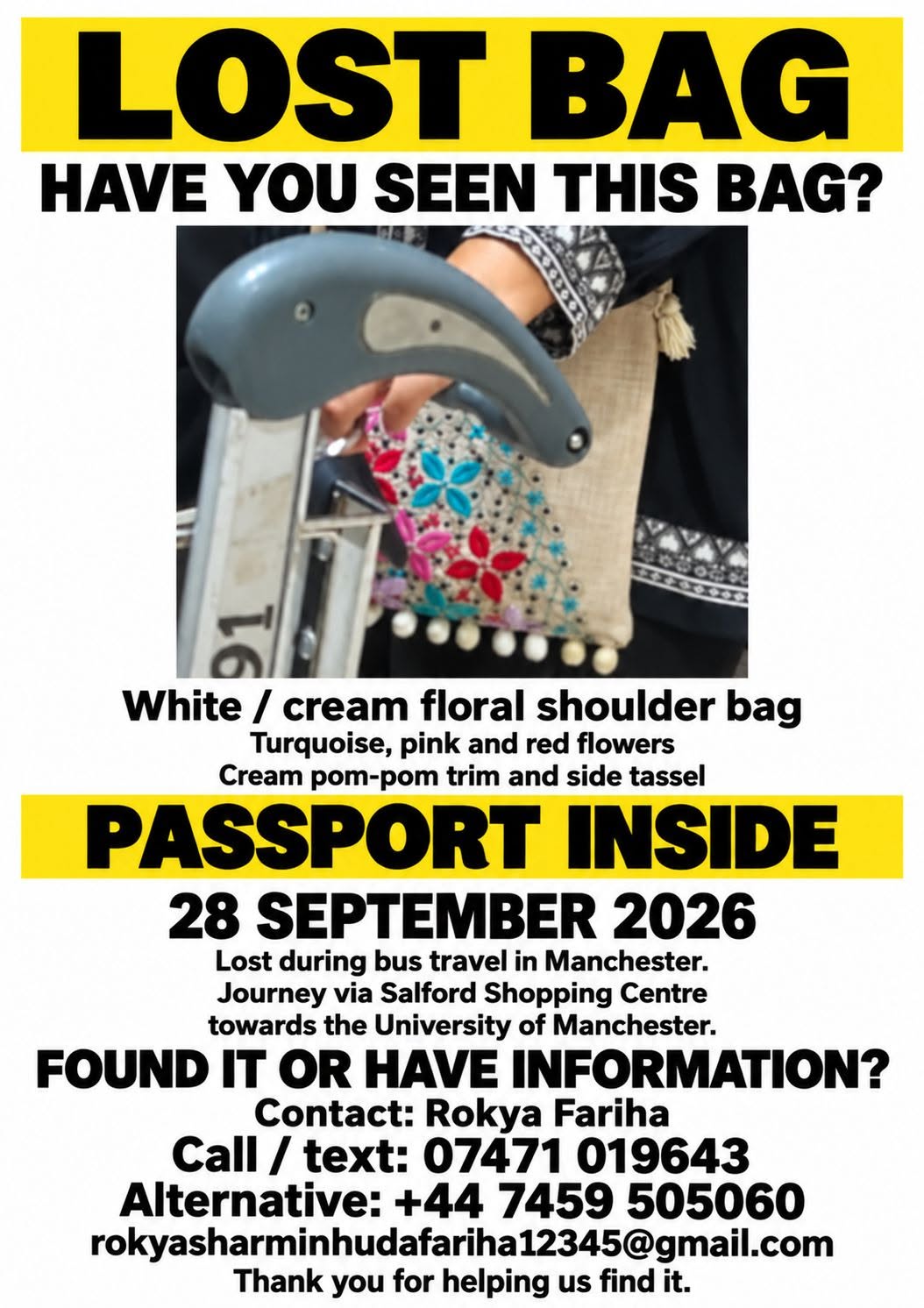 Lost bag