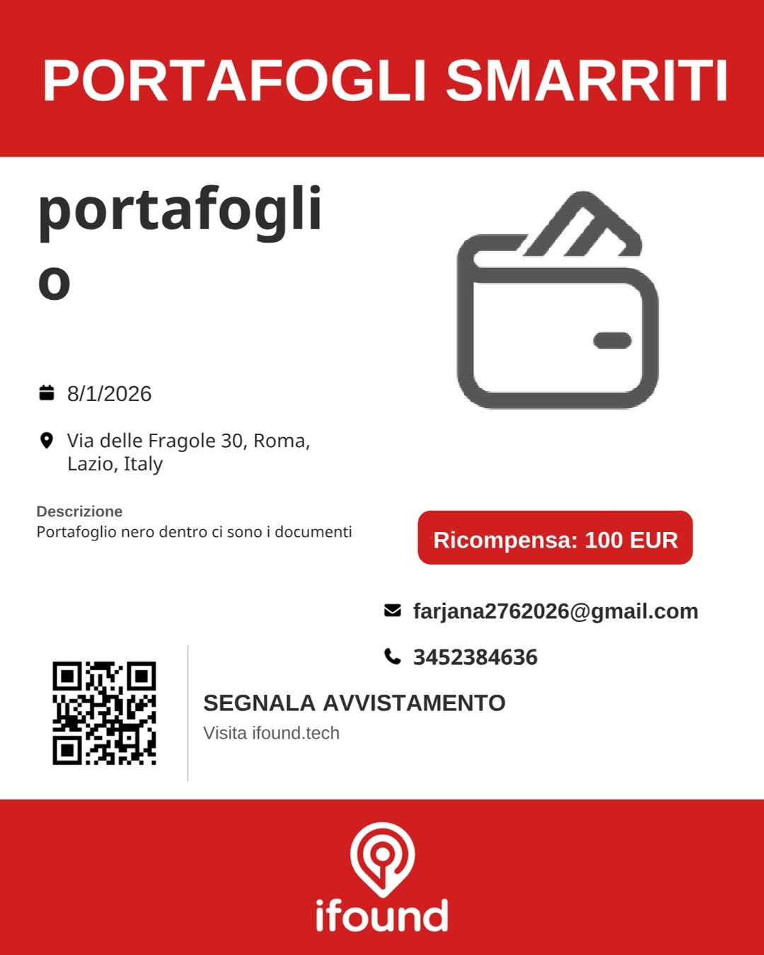 Lost Wallet in Rome