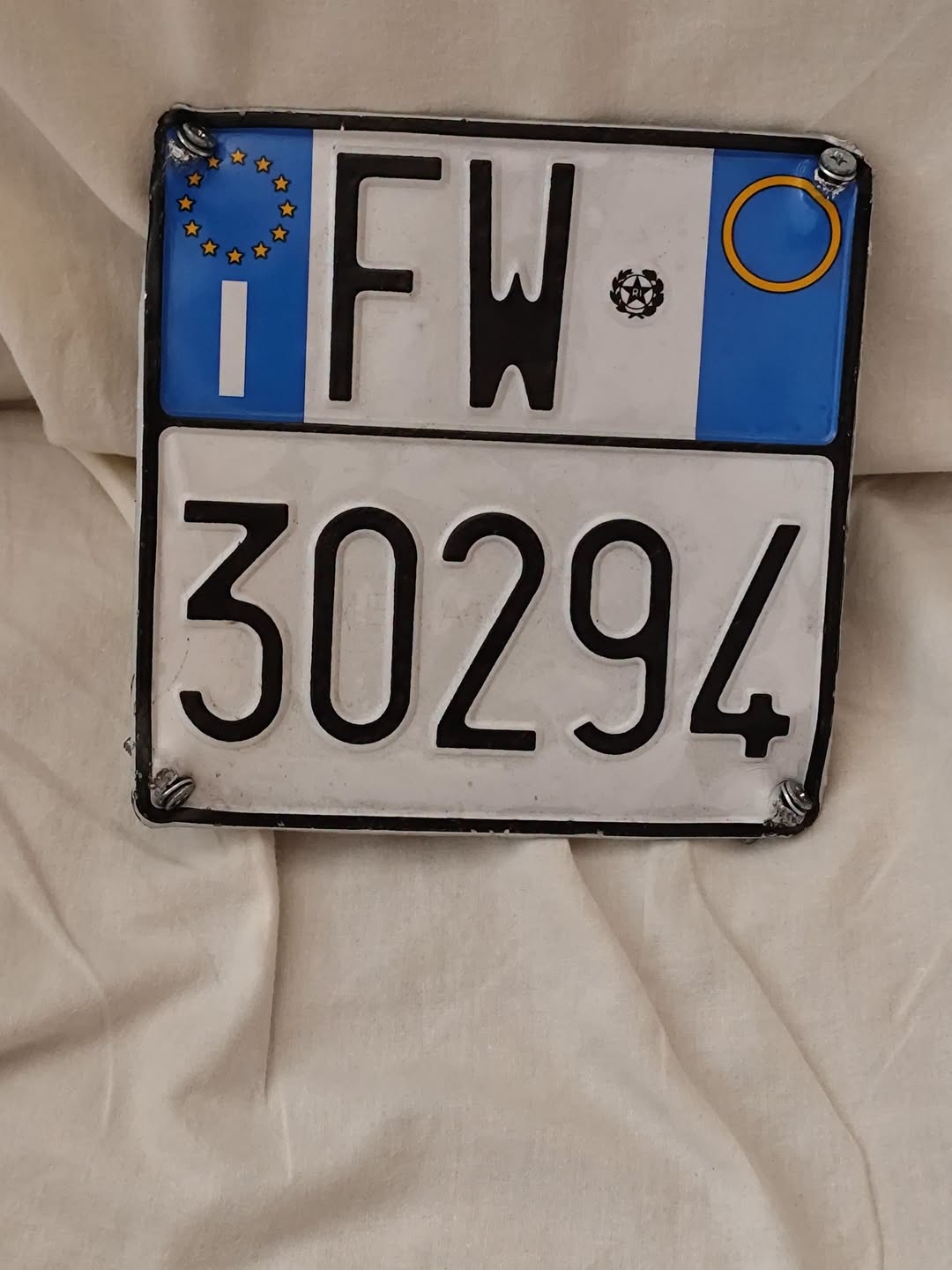 Found license plate