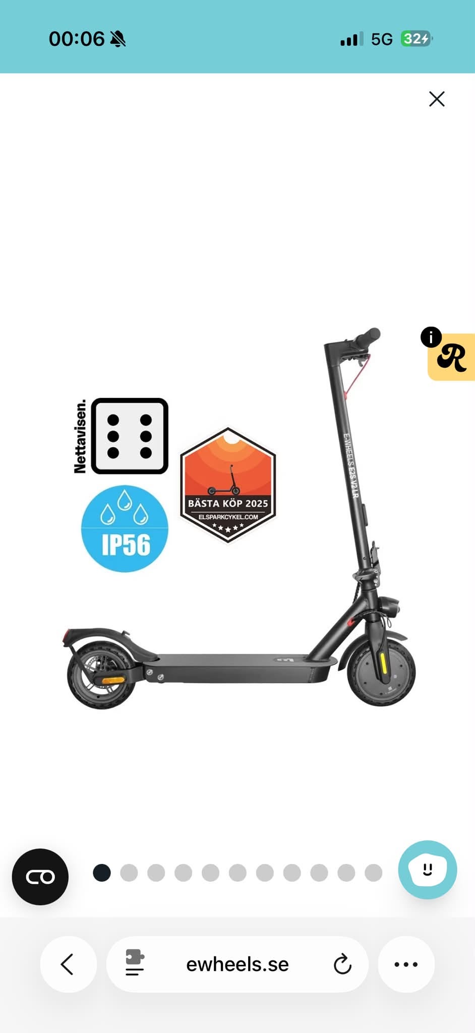 Lost Electric Scooter in ÖRebro