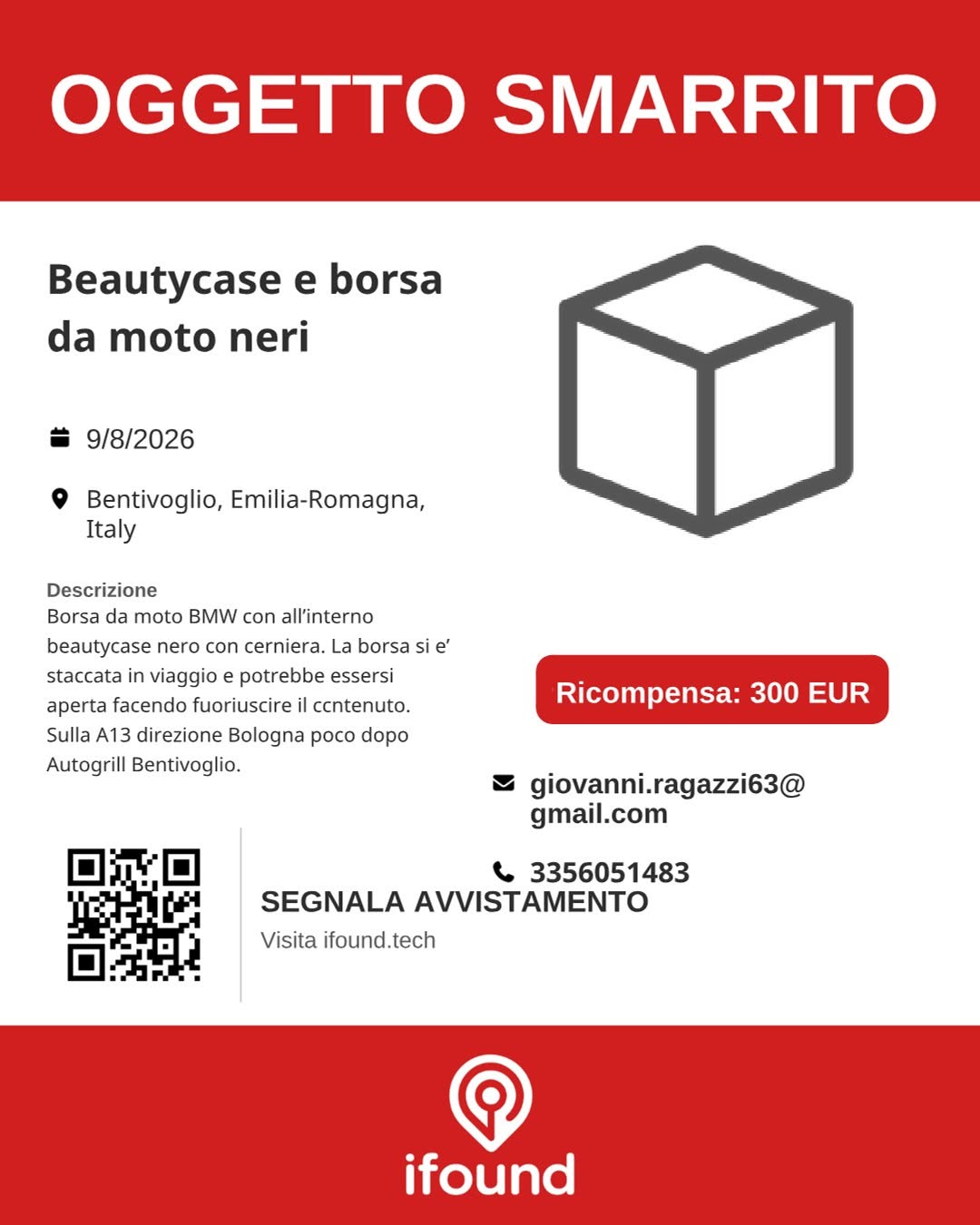 Lost Bag in Bentivoglio
