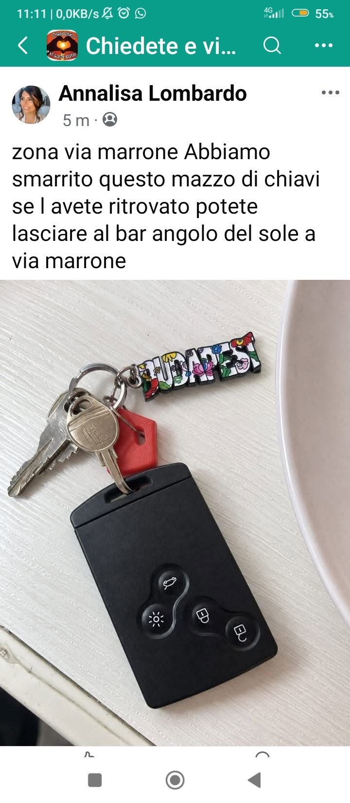 Lost Keys in Naples