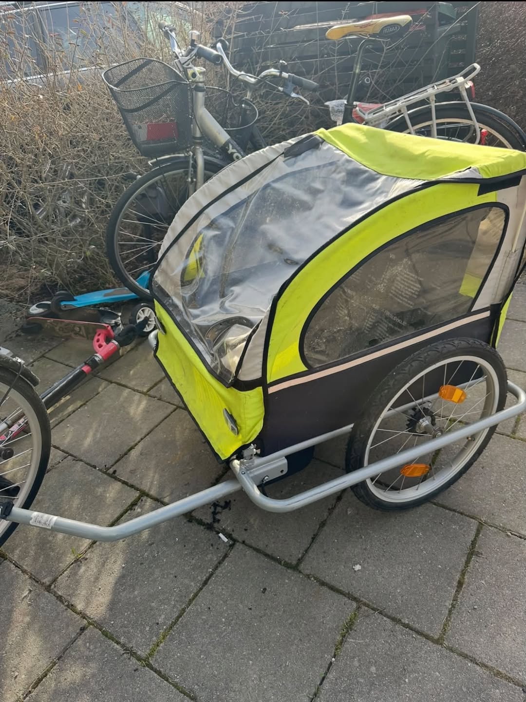 Lost bike trailer