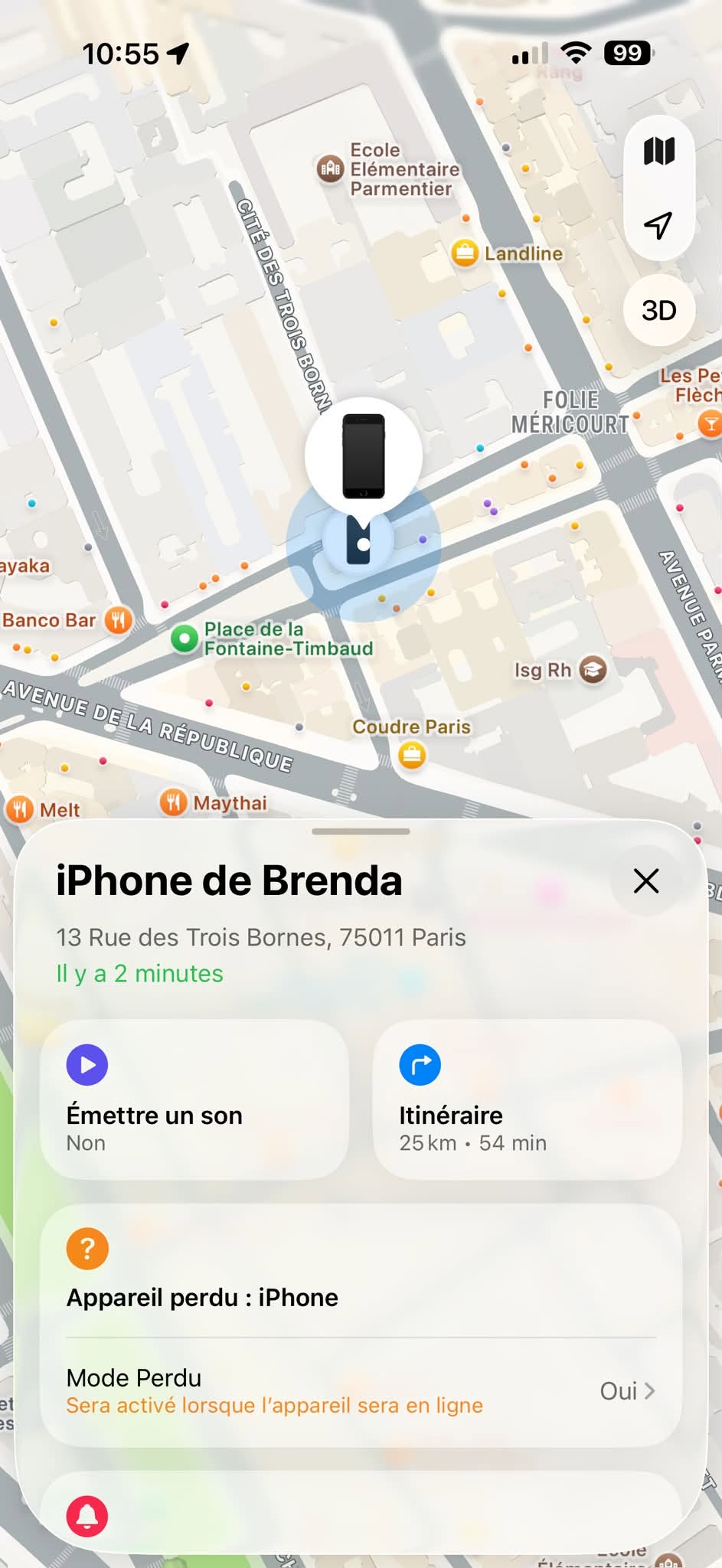 Lost Phone in Paris