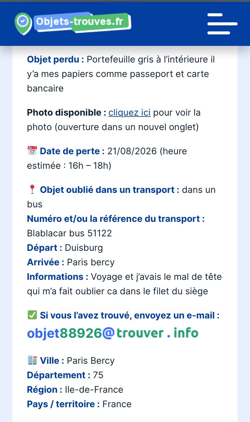 Lost Wallet in Paris