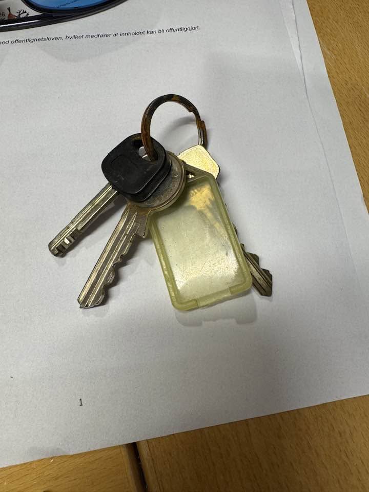 Found keys